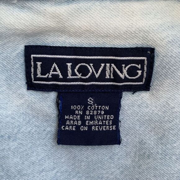 La Loving Vintage Cotton Men’s Denim Size S - Picture 7 of 7